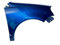 Gal Industrial Kotflügel kompatibel für Volkswagen Polo 9N3 IV 4 Lift LD5Q Rechts Blau Vorderseite lackiert