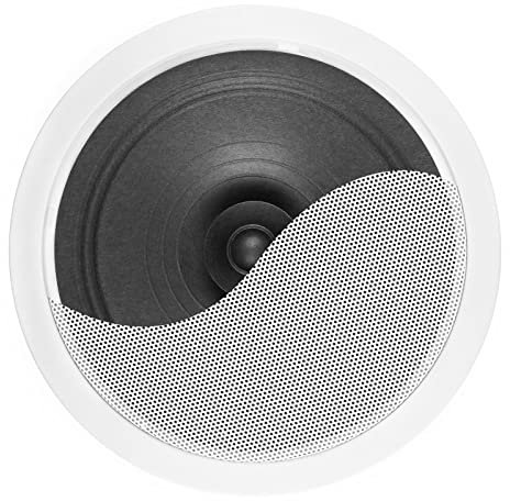 Power Dynamics CSPS6 - Altavoz empotrable de Techo de 40 vatios, 6,5 Pulgadas, 16 ohmios, fácil de Montar, Ideal para restaurantes, Bares, oficinas, Salas de reuniones, gimnasios