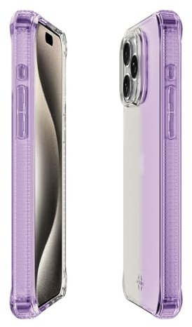 ITSKINS Mobile Phone Case Compatible with iPhone 15 Pro Max Light Purple 6.7 Spectrum R Mood