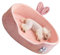 Cuccia per Animali Domestici, Cuccia per Cani da Interno Rosa Morbido Staccabile per l'autunno e l'inverno (M)