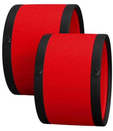 Great Call Athletics Eishockey-Schiedsrichterarmbänder, Rot-Orange, Armband für Schiedsrichter-Trikot, Linesman, Force Penalties, 2 Stück (Rot, S/M (38–46))