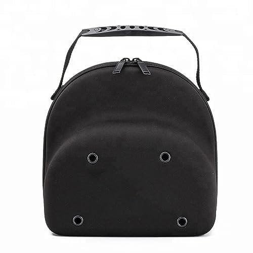 Zerodis Hard Hat Case EVA Portable Baseball Cap Storage Bag Hat Holder for Traveling, & Scratch Resistant, Dust & Moisture (Black)