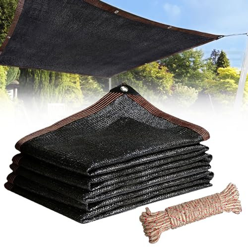 Toile Ombrage Exterieur Voile d'Ombrage Voile d'Ombrage Rectangulaire Auvent de Terrasse Voile Ombrage Voile Dombrage Rectangulaire 2×3 96% UV pour La Couverture VéGéTale Serre Jardin Pergola Patio L