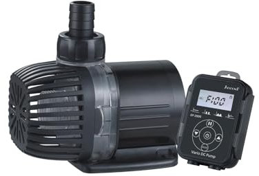 Jebao Jecob EP2000 DC Aquarium Return Pump with LCD Controller, 528GPH /2000LPH, 7.2 feet max lift, Speed Adjustable, Aquariums, Ponds, Fountains, Sump, Hydroponics, Ultra Quiet, Energy Saving.