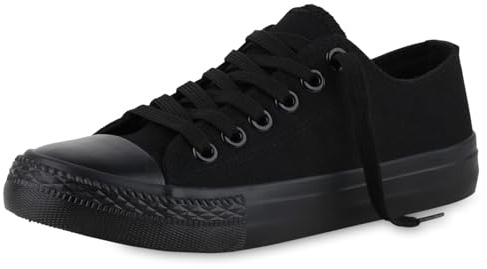 VAN HILL Damen Sneaker Low Flach Bequem Schuhe