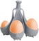 Hervidor de huevos de silicona, Hervidor de huevos de silicona - Hueveras de silicona | Dispositivo de silicona para hervir huevos, cazadores furtivos, cocina, resistente a altas temperaturas, cabe en