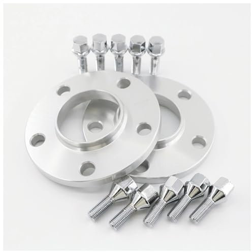 Spurverbreiterung 2 Stücke 12mm 15mm 20mm Hubcentric Spurverbreiterungen + Radschrauben Kit 5x120 Für E36 E46 E60 E61 E62 E90 E91 Wheel Spacers(15mm)