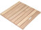 Badematte Holz Schnelltrocknende Duschmatte aus Zedernholz, Stabile Rutschfeste Badematte aus Holz für Das Badezimmer, Duschmatte für Drinnen und Draußen für Badewanne, Spa, Sauna, Camping(40cmx40cm(1