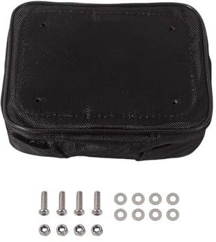 Bolsa Trasera Moto Bolsa De Herramientas Universal para Motocicleta Todoterreno Color Negro para Guardabarros Trasero Kit De Herramientas Bolsas De Almacenamiento Bolsa Equipaje Moto