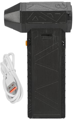 MUNEFE Duster Aria compresso, Duster d'Aria Elettrico da 130000 Giri/min, soffione a Secco a fagole Senza filan Regolabile per Computer per Tastiera per Computer