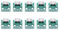 AMAKO Micro USB to DIP Adapter Board Standard 5 Pin 2.54mm Pitch for DIY USB Power Supply and Breadboard Design 10Pcs
