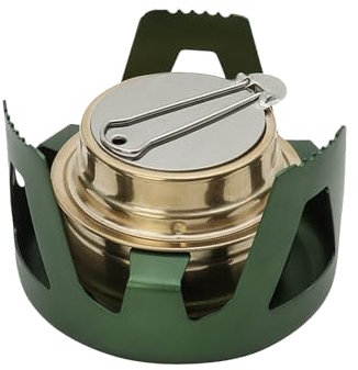 Réchaud à Alcool Camping - Mini Réchaud Portable Pour Extérieur - Chauffe-Plat Compact Pour Camping, Randonnée, Survivalisme Et Pique-Nique En Extérieur