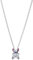 Pandora Disney Stitch Collier-Halskette aus Sterling Silber mit Zirkonia, Größe: 45mm, 393743C01-45