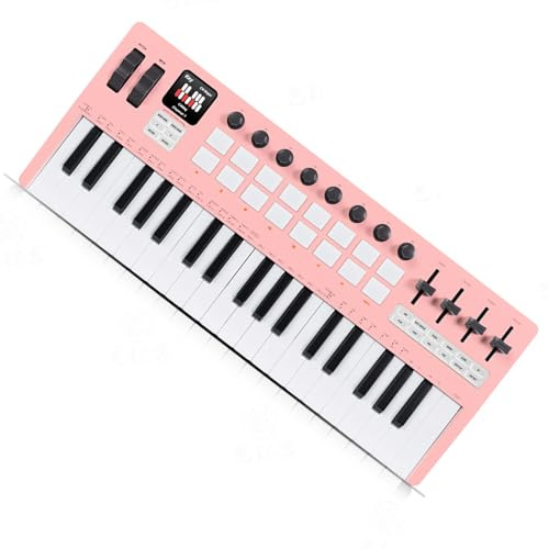 Practical 37 Keyboard Controller Feel Music Production Controller Keyboard for Music Production Outdoor Producer