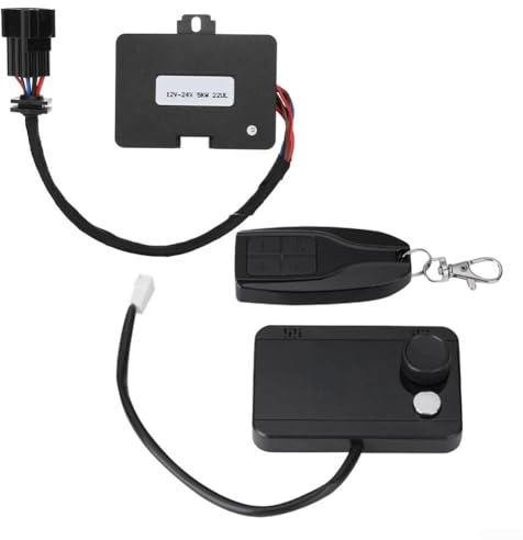 Springwillfly LCD-Schalter-Monitor mit Fernbedienung und Motherboard für Auto-Luft-Diesel-Standheizung, Betrieb mit 12 V oder 24 V Leistung (5 kW)