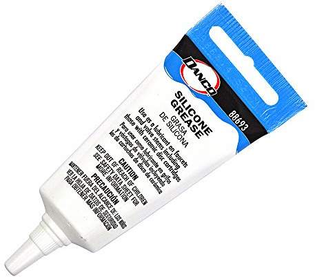 DANCO Waterproof Silicone Faucet Grease | Silicone Sealant | Plumbers valve Grease for O-rings | 0.5 oz. | 1-Pack (88693)