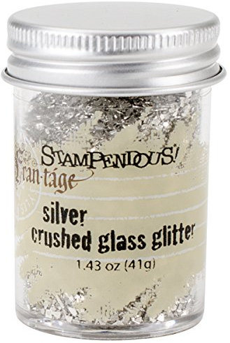Vetro Glitter Argento 1oz