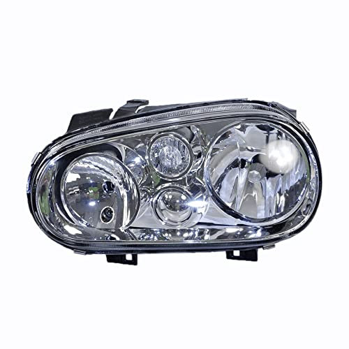 ATEC Germany 1x Hauptscheinwerfer vorne links H7 / H1 Frontscheinwerfer ohne Stellmotor, Kompatibel mit VW GOLF IV (1J1), GOLF IV Cabriolet (1E7), GOLF IV Variant (1J5)