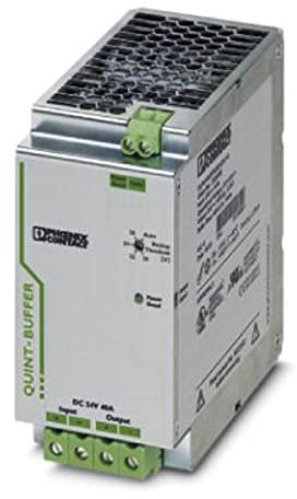 PHOENIX CONTACT QUINT-BUFFER/24DC/24DC/40 Quint Puffermodul mit Wartungsfreiem Energiespeicher auf Kondensatorbasis zur Tragschienenmontage, 24 V DC / 40 A Ausgang