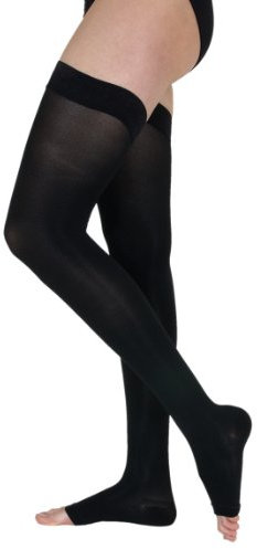BelaVen AN61603 Oberschenkel-Strümpfe, Klasse I, offene Fußspitze, 1er Pack (1 x 1 Stück)