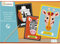 Avenue Mandarine KC016O Kreativset (mit 4 Kratzbildern, 15x21 cm, geeignet für Kinder ab 4 Jahren, Tiere) 1 Pack
