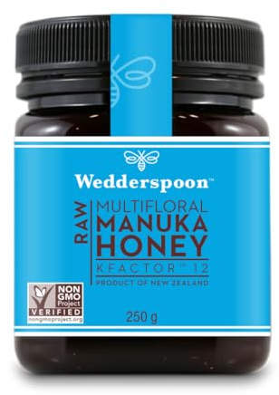 Wedderspoon Inc., Manuka Honey & Bee Venom, Active 12+, 8.8 oz (250 g) 2.4 x 2.3 x 3.2 inches
