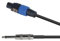 electrosmart 1 Meter Speakon 2 Pole to 6.35mm Mono Jack Plug Speaker Lead