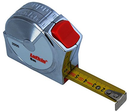 Lufkin 2205 (T0069220504) 5m/19mm Series 2000 Maßband mit Verchromtes Kunststoffgehäuse