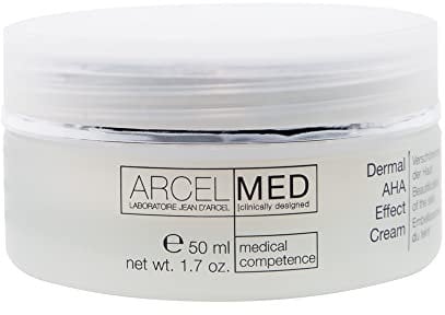 JEAN D'ARCEL - ARCELMED - Dermal AHA Effect Cream - Intensive Fruchtsäure Creme für jeden Hauttyp - hilft gegen Narben und Altersflecken - 50ml