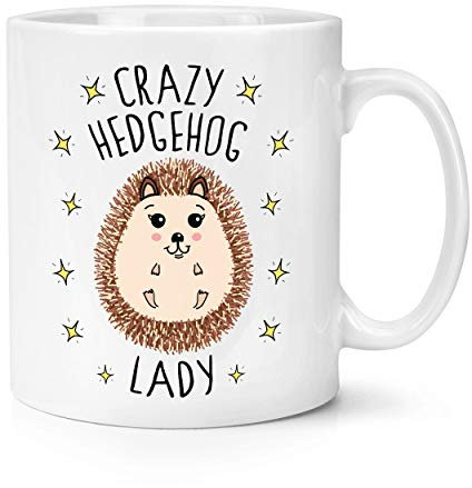 Crazy Hedgehog Lady 10oz Mug Cup