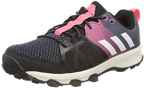 adidas Kanadia 8.1 K, Unisex-Kinder Gymnastikschuhe, Grau (Raw Steel S18/off White/real Pink S18), 36 2/3 EU