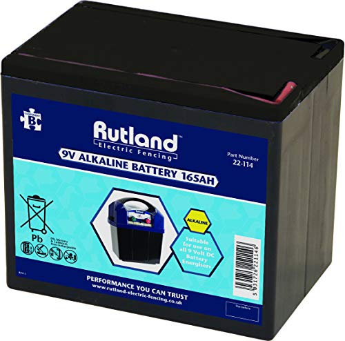 Rutland 22-114R Rutland Battery Alkaline 9 V, 165 Ah