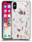 Head Case Designs Patrón Oro Navidad Carcasa de Gel de Silicona Compatible con Apple iPhone X/iPhone XS