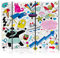murando Raumteiler Foto Paravent für Kinder 225x172 cm beidseitig auf Vlies-Leinwand Bedruckt Trennwand Spanische Wand Sichtschutz Raumtrenner Home Office Kinderzimmer e-B-0037-z-c