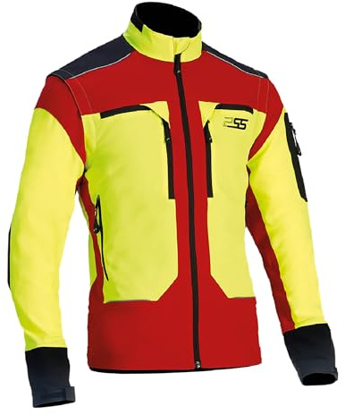 PSS Funktionsjacke X-treme Vario Rot/Gelb Größe 5XL