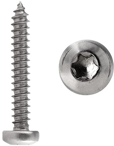 FASTON® Blechschrauben mit Linsenkopf und Innensechsrund TX 3,5x13 mm ISO 14585 Edelstahl A2 V2A (100 Stück) Torx Form C mit Spitze Selbstschneidend DIN 7981