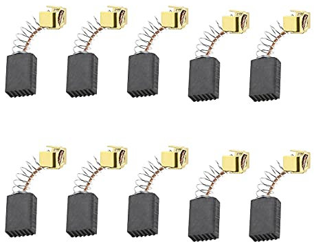 eMagTech 5 Pairs Carbon Brushes Compatible with Makita HP1631 HP1631K GV5000 191998-3 CB85 CB57 CB64 5x8x11mm Power Tools Replacement Spare Part