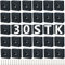 TIHOOK 30 STK Gummifüße Schraubbar, 30x30x10mm, Gummifuß Möbelfuß Auflagen, Quadratisch Gummipuffer mit Schraube, Möbel Gummifüße für Tisch Schrank Schreibtisch Couchs