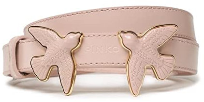 Pinko Love Berry Evolution H2 Belt V Cintura, O81b_Cipria-Block Color, M Donna