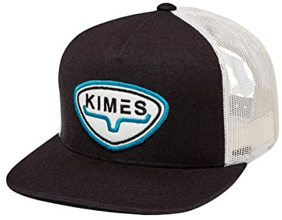 Kimes Ranch Unisex Caps Conway Trucker 5-Panel verstellbare Netzrückseite Snapback Hut, Schwarz, Einheitsgre