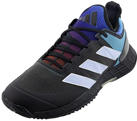 Adidas Herren Adizero Ubersonic 4 M Heat Rdy Shoes-Low (Non Football), Grey Six/Blue Dawn/Core Black, 42 EU