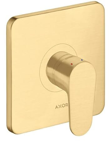 hansgrohe AXOR Citterio M Einhebel Brausenmischer Unterputz, 34625250, Farbe: Brushed Gold Optic