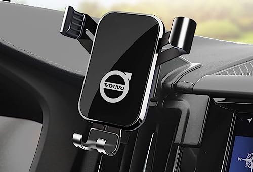 LECREA Auto Handyhalterung für Volvo XC60 S90 V90 S60 XC40 XC90, Handy KFZ Halterungen Kratzfest rutschfest, 360° Drehung Flexibel, Universal Autotelefonhalter Auto Zubehör,Xc60 2018~2021 2023