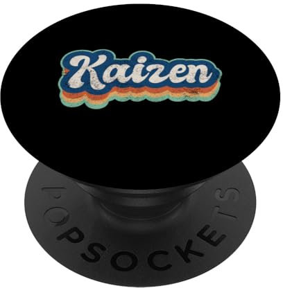 Kaizen Vorname Junge Vintage Stil 70er 80er personalisiert PopSockets Klebender PopGrip