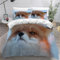 DILANI Bettwäsche 135x200 Kinder Fuchs 3D Bettwäsche-Set 3 Teilig Tier Weiche Microfaser Bettbezug mit Reißverschluss und Kissenbezug 80x80cm für Mädchen Jungen Kinder