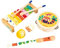 Janod - Gioia Musikset 4 Kinderinstrumente - Rollenspiel und Musikalische Früherziehung - Spiel aus FSC-Holz - Wasserfarbe - Ab 18 Monaten, J07656