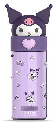 Saileg Kawaii Cartoon Water Bottle, 500ML Cute Anime Portable Drinking Bottle for Outdoor, Office, Travel, Birthday Gift