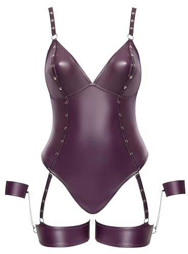 Cottelli BONDAGE Stringbody Lila 2XL