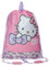 Hello Kitty My Favourite Bow, zaino per bambini, zaino per scuola, rosa, spalline larghe e regolabili, realizzato in poliestere. Joumma Bags., Rosa, Zaino sacco
