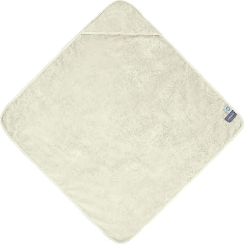 normani Kinder Kapuzentuch Frottee Wickeltuch Kapuzenhandtuch aus 100% Bio-Baumwolle - Baby Badehandtuch 100x100 cm Farbe Beige